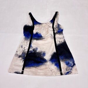 Lululemon Wholehearted Tank Milky Way Multi/Black size 8